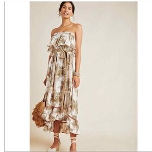 Anthropologie Tigerlily Gwendolyn High Low Dress Size 4